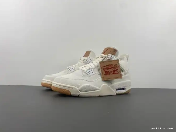 Jordan 4 Levi's Air x 'White' AO2571-100 0621